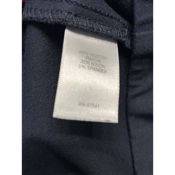 J Jill Ponte Slim Leg Pant Size Large Petite Blue  Pull On Stretch - Picture 3 of 7